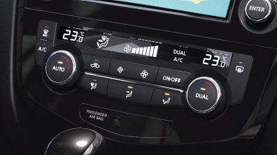 Nissan X-TRAIL: клімат-контроль крупним планом