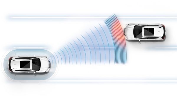Иллюстрация: интеллектуальная система контроля за дальним светом в Nissan X-TRAIL