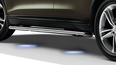 Боковой декоративный отбойник с подсветкой для Nissan X-TRAIL